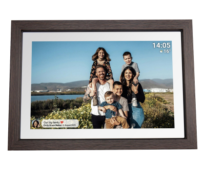 Ramka cyfrowa do zdjęć Denver PFF-1040DW FRAMEO drewno